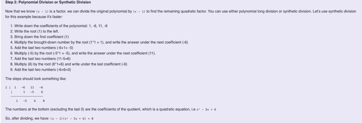 Algebra solutions for Class 10 students